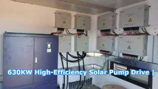 630KW उच्च दक्षता वाला सोलर पंप ड्राइव