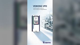 बैग प्लास्टिक फैक्ट्री में VEIKONG VFD